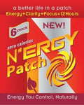 Ntrinsiq Works N'ergy Patches - For Energy, Focus & Clarity - Made With Caffeine, Guarana Seed Extract & Green Tea Extract (30 Pack)